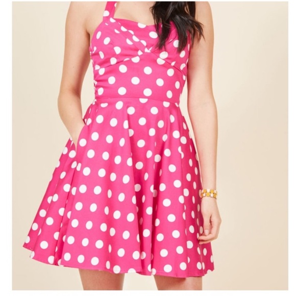 Modcloth traveling cupcake polka dot dress size 1X XL - Picture 1 of 8
